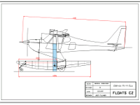 FK-9 on 1400lbs 4-wheel amphibian floats